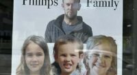 NZ Police have highlighted the similarities in the searches for slain fugitive Tom Phillips and alleged cop killer Dezi Freeman (pictured, a missing poster for Phillips and his children)