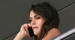 New photos show VERY unimpressed Jordon Hudson moments before she fled Bill Belichick's humiliating defeat