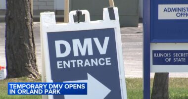 New temporary Illinois Secretary of State DMV to open in Orland Park Monday