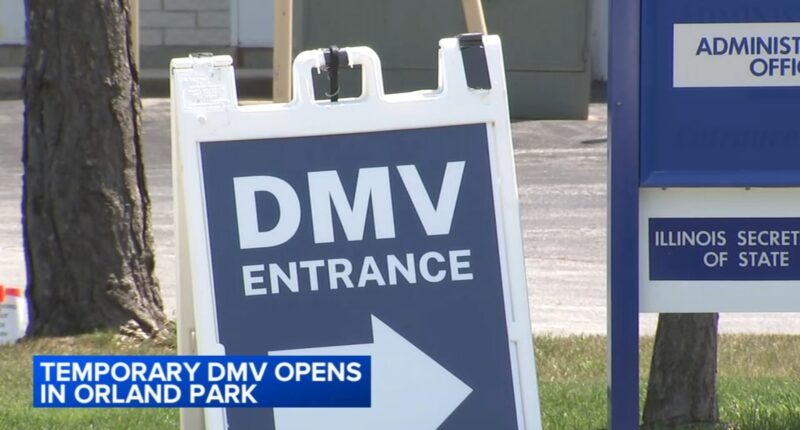 New temporary Illinois Secretary of State DMV to open in Orland Park Monday