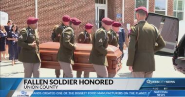 North Carolina soldier laid to rest 15 years after being wounded in Afghanistan