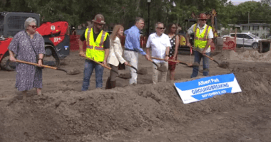 Officials break ground on upgrades to Orlando’s Albert Park; set to reopen end of year