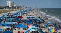 Officials close more beaches as deadly bacteria contaminates shores