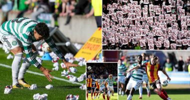 PARTICK THISTLE 0 CELTIC 4: It's Firhill for ill will and cheap thrills as fans make their feelings known... but at least bargain Bhoys look the part