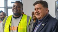 Peacekeeper photographed with Governor JB Pritzker charged in Louis Vuitton burglary on Mag Mile, crash that killed Mark Arceta