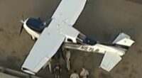 Plane makes emergency landing on California freeway