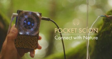 Pocket Scion is a synth you play with plants
