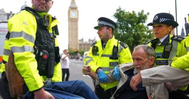Police detain London demonstrators supporting banned group Palestine Action