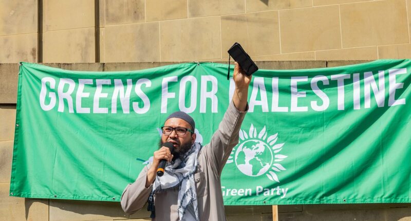 Pressure on Green Party's leader to sack deputy for defending Hamas