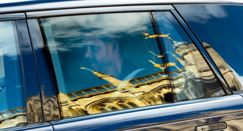 Prince Harry visits late Queen's grave as he arrives in UK
