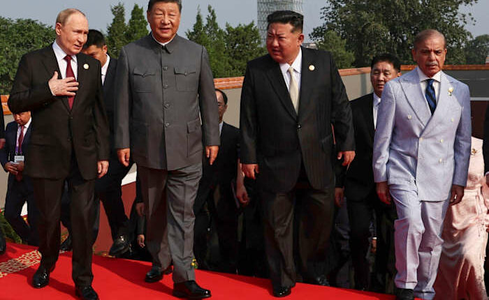 Putin meets North Korea's Kim in Beijing