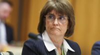 Reserve Bank Governor Michele Bullock, Governor during a hearing with the standing committee on economics at Parliament House in Canberra on September 22, 2025.