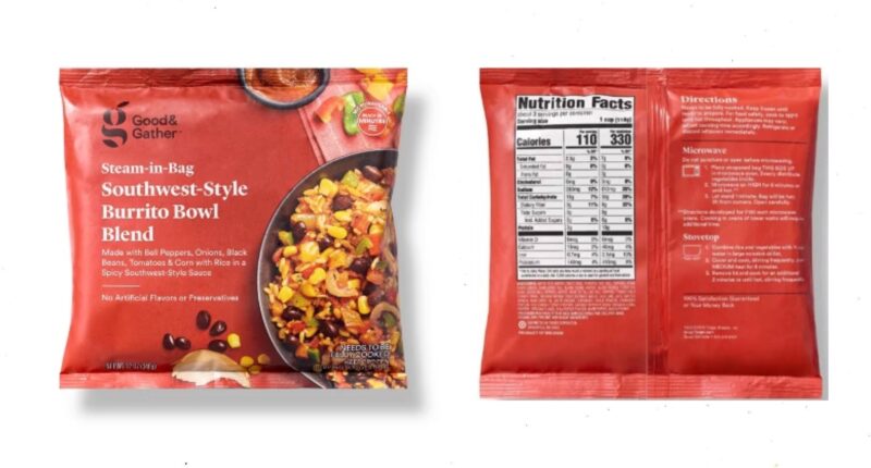 RECALL: Burrito meals sold at Target may contain shrimp