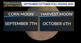 Rare Corn Moon to rise Sunday night