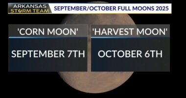 Rare Corn Moon to rise Sunday night