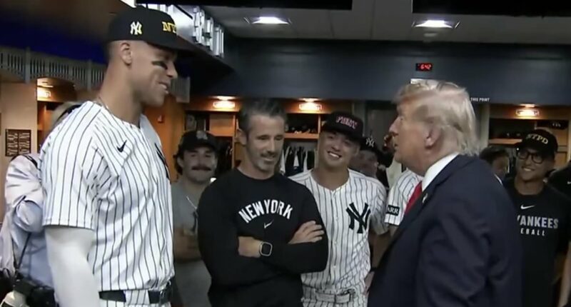 Resolute Trump refuses to be cowed by radical left mob as he meets Yankees players after Charlie Kirk's assassination