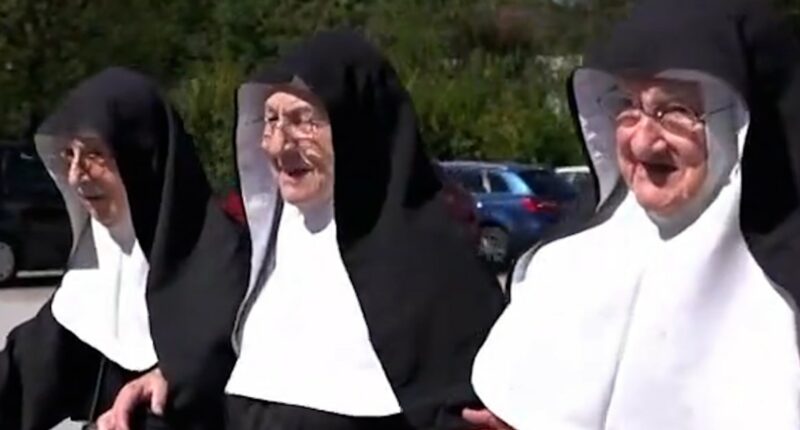 Retired nuns on the run break back into convent