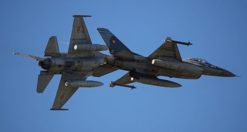 Romania scrambles F-16 fighter jets
