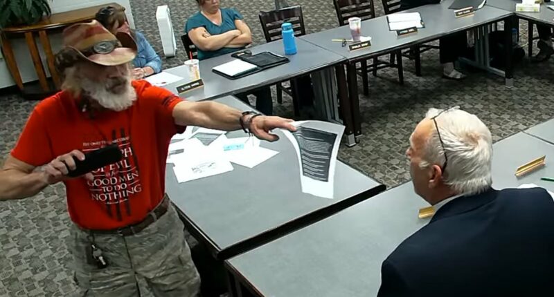 School board meeting descends into chaos over comments on Charlie Kirk