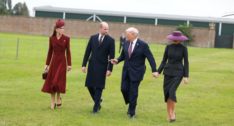 Secret whispers and the shocking gestures from Trump's visit to the UK