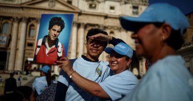St Peter's Square fills for canonisation of Gen Z saint Carlo Acutis