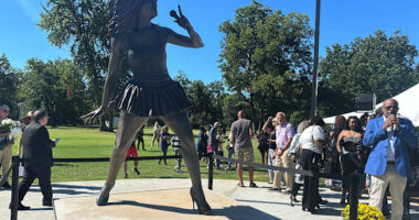 Statue of rock n' roll queen Tina Turner unveiled in Tennessee community where she grew up