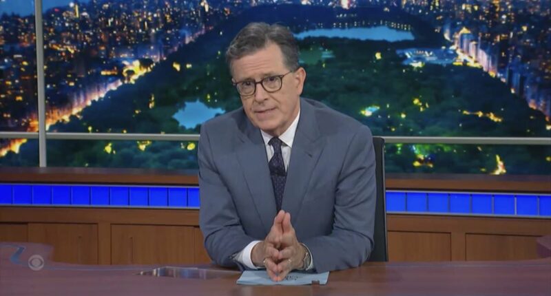 Stephen Colbert reacts to shooting of right-wing star Charlie Kirk