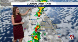 Summer-like feel in Central Florida with late-arriving storms