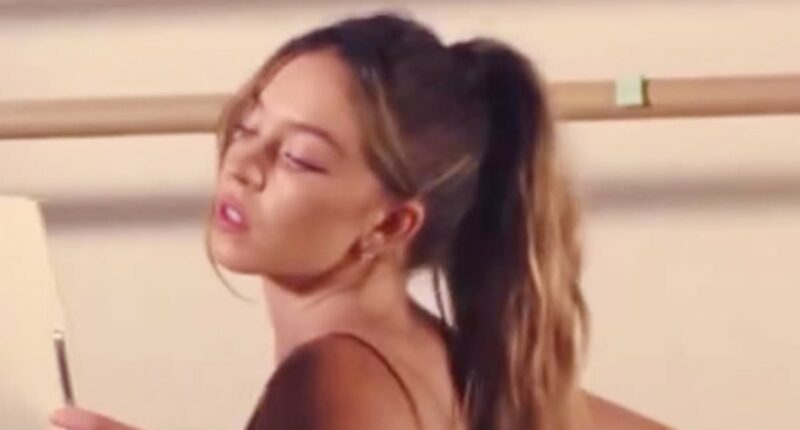 Sydney Sweeney displays her toned physique for Jimmy Choo campaign