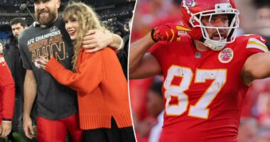 Taylor Swift quietly takes in Travis Kelce's Chiefs win over Ravens
