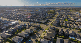 Houses in an outer suburb.