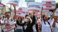 Thousands protest in the Philippines over massive corruption scandal