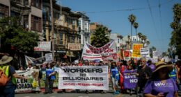 Thousands turn out across US to protest Trump, billionaires
