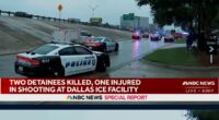 Three detainees were shot at Dallas ICE facility