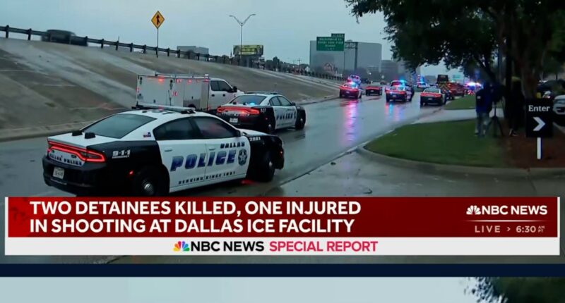 Three detainees were shot at Dallas ICE facility