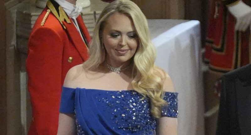 Tiffany Trump slips into very glitzy ensemble at UK state banquet