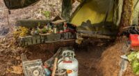 Tom Phillip's 'grim' campsite exposed in photos