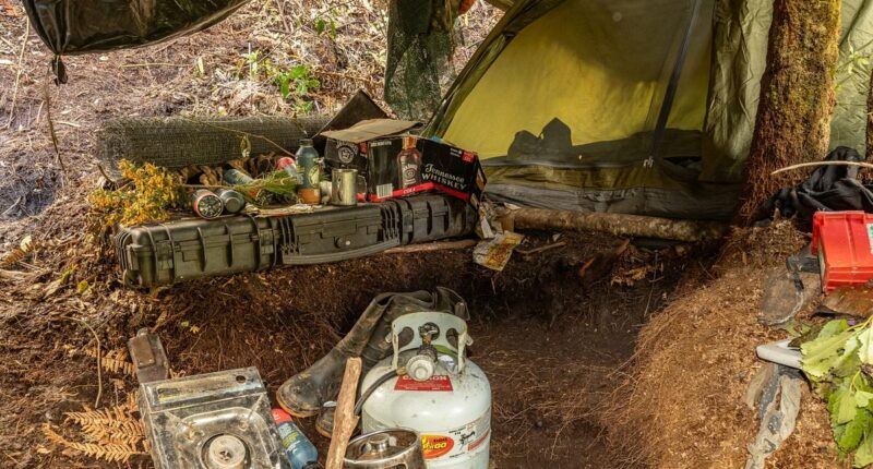 Tom Phillip's 'grim' campsite exposed in photos