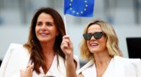 Tommy Fleetwood's manager wife Clare, 57, makes rare appearance at Ryder Cup... after admitting 23-year age-gap criticism makes her 'paranoid'