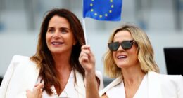 Tommy Fleetwood's manager wife Clare, 57, makes rare appearance at Ryder Cup... after admitting 23-year age-gap criticism makes her 'paranoid'