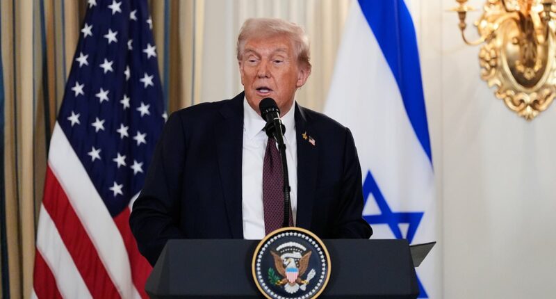Trump announces peace plan: President hails 'one of the greatest days'