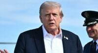 Trump arrives at the Ryder Cup with granddaughter Kai