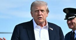 Trump arrives at the Ryder Cup with granddaughter Kai