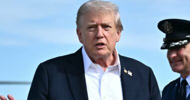 Trump arrives at the Ryder Cup with granddaughter Kai
