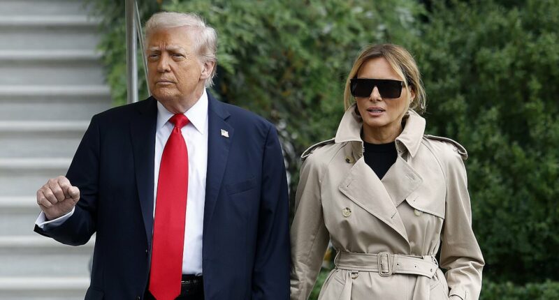 Trump lands in Britain for state visit - and vows to 'go easy' on PM