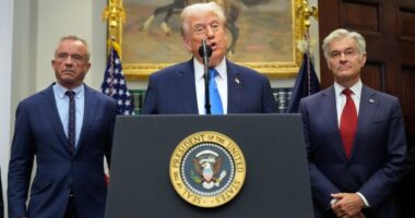 Trump makes unfounded claims about Tylenol and repeats discredited link between vaccines and autism