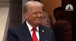 Trump met with boos and cheers U.S. Open final