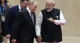 Trump rages as Putin and Indian prime minister Modi cozy up