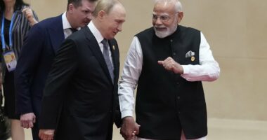 Trump rages as Putin and Indian prime minister Modi cozy up