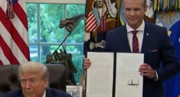 Trump rebrands DOD as 'Department of War'